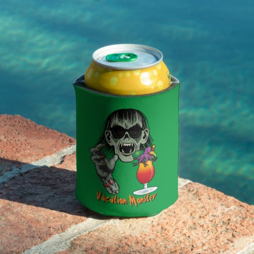 Vacation Monster Can Cooler