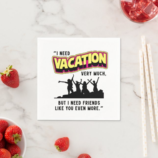 VACATION NAPKINS (Insitu)