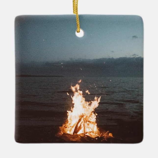 Vacation Personalized,Family Vacation Custom Gift  Ceramic Ornament (Front)