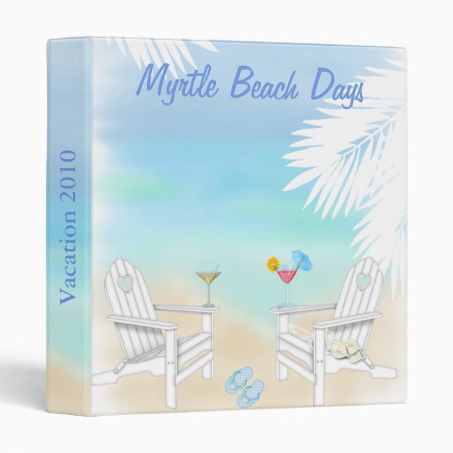 Vacation Photo Album Binder (Front/Spine)