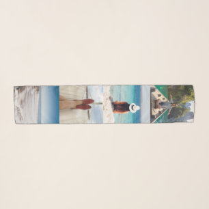 Vacation Photo Chiffon Scarf