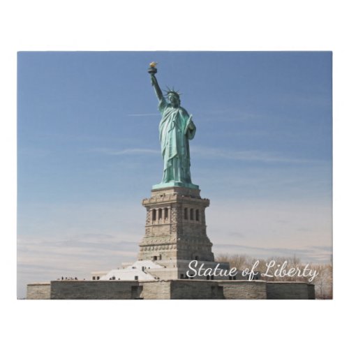 Vacation Photo Keepsake Create Your Own Faux Canvas Print