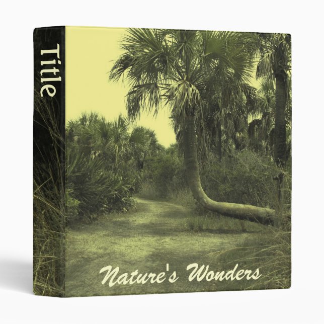 Vacation Photo Memories Binder (Front/Spine)