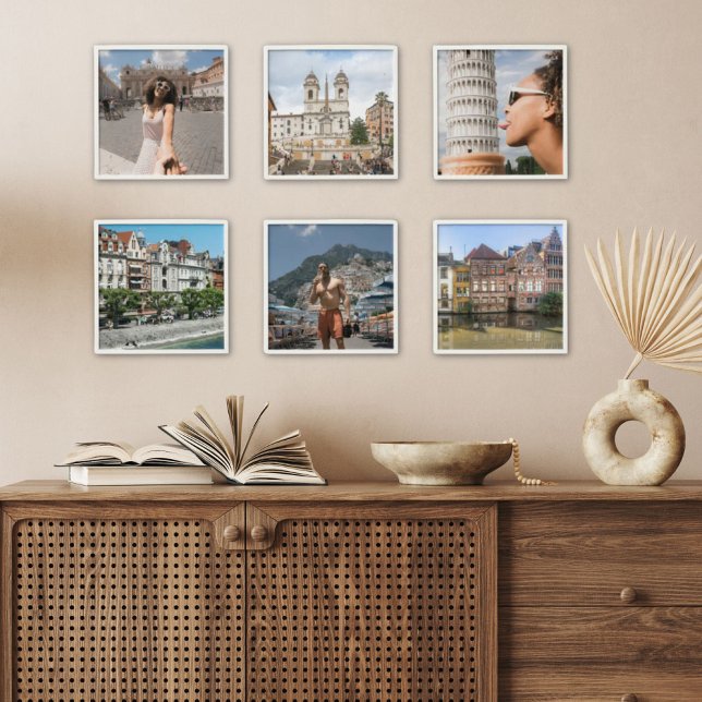 Vacation Photo Prints 8x8 Stick On Photo Tile Set  (Vacation Photo Prints 8x8 Stick On Photo Tile Set
)