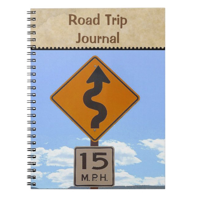 Vacation Planner / Road Trip Notebook (Front)