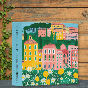 Vacation Rental Apartment Guest Information CUSTOM 3 Ring Binder
