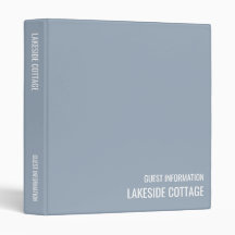 Vacation Rental Blue Minimalist Modern Airbnb