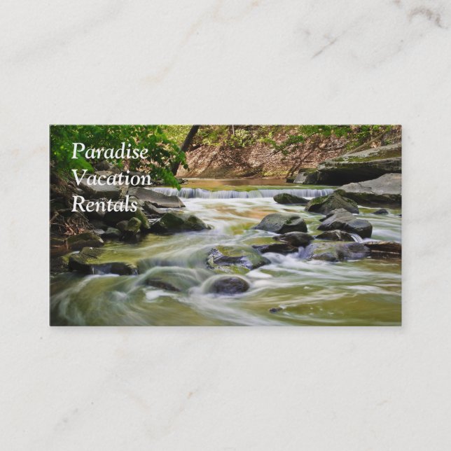 Vacation Rental  Business Card (Front)