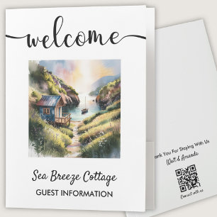 Vacation Rental Custom Welcome  Pocket Folder
