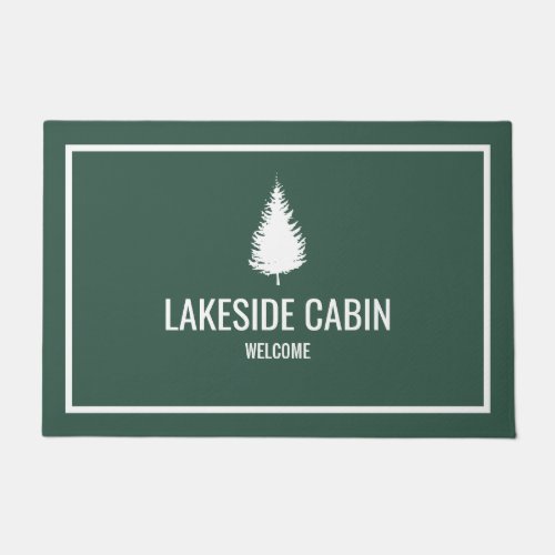 Vacation Rental Green Tree Cabin Airbnb Welcome Doormat