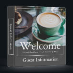 Vacation Rental Guest Information Airbnb 3 Ring Binder<br><div class="desc">Every vacation rental needs a place guests can go to find all the details they need about your home.  This binder is one of the first things a guest sees when they walk through the door. It can set the tone for their visit.

Customize name and picture.</div>