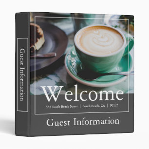 Vacation Rental Guest Information Airbnb 3 Ring Binder