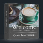 Vacation Rental Guest Information Airbnb 3 Ring Binder<br><div class="desc">Every vacation rental needs a place guests can go to find all the details they need about your home.  This binder is one of the first things a guest sees when they walk through the door. It can set the tone for their visit.

Customize name and picture.</div>