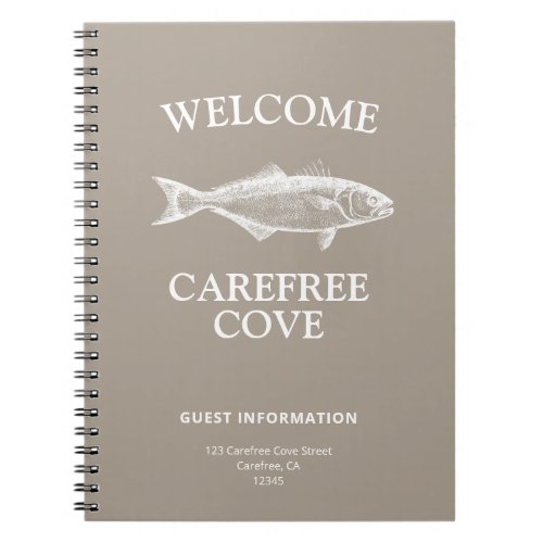 Vacation Rental Guest Information Notebook
