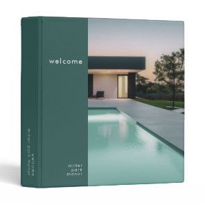 Vacation Rental Guest Information Photo 3 Ring Binder