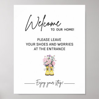 Vacation rental Guest information Poster