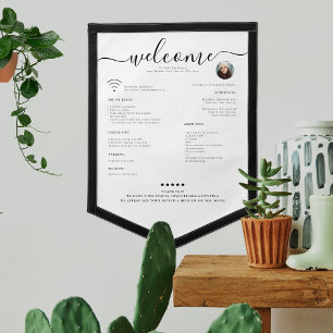 Vacation Rental Guest Information Welcome Pennant