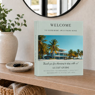 Vacation rental homes information sage photo QR 3 Ring Binder