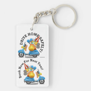 Vacation Rental Keychain - See Both Sides