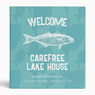 Vacation Rental Lake Cabin Welcome Binder