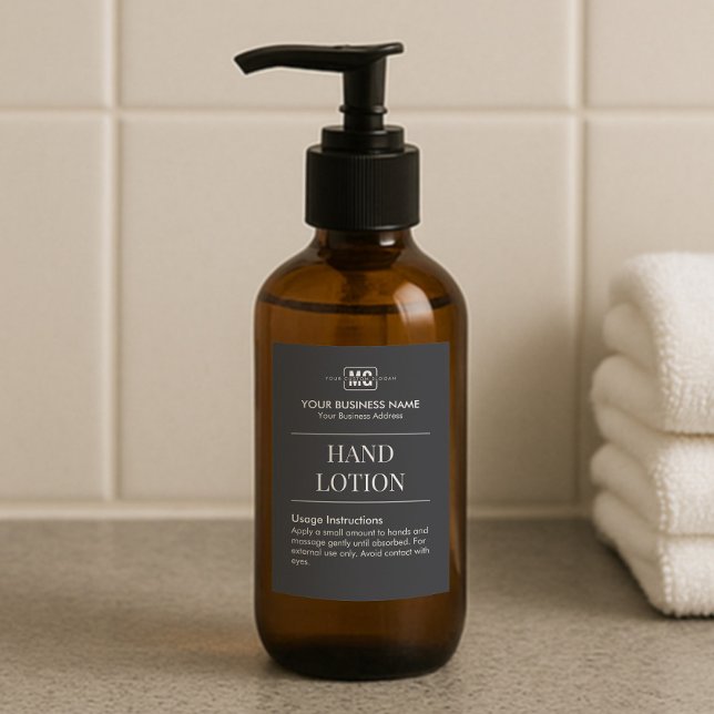 Vacation Rental Monogram Hand Lotion Black Label (Creator Uploaded)