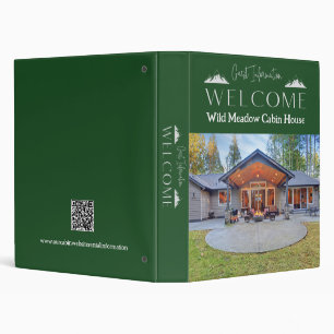 Vacation Rental Photo Guest Information 3 Ring Binder