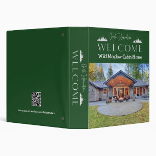 Vacation Rental Photo Guest Information 3 Ring Binder