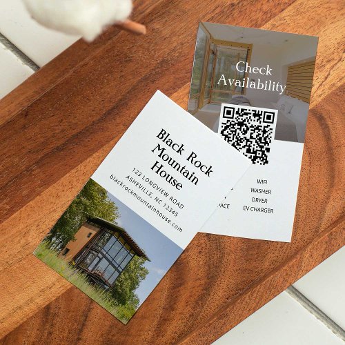Vacation Rental Property Business Card