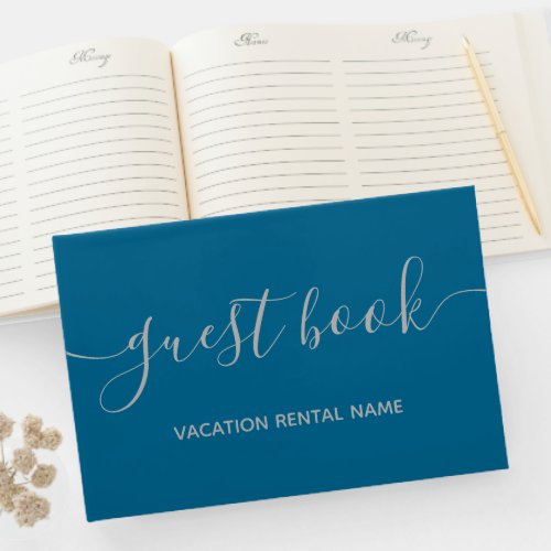 Vacation Rental Sea Blue Guest Book