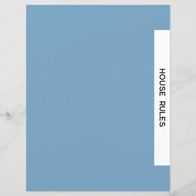 Vacation Rental Welcome Binder - Subject Divider (Front)