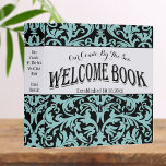 Vacation Rental Welcome Book<br><div class="desc">Create your own welcome book for your vacation rentals.  Lovely vintage typography style design with Victorian ornament pattern. Fill your vacation rental book with local maps,  restaurant recommendations, instructions about appliances, rental rules, contact information and a letter of welcome.</div>