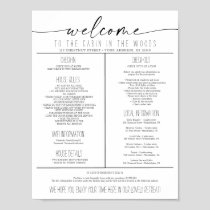 Vacation Rental Welcome Guide House Rules Poster