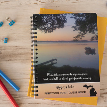 Vacation Rental Your Home Photo Or Use Lake Photo Notebook by samack at Zazzle