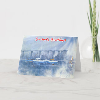 VACATION RETREAT, CORONADO, CALIFORNIA HOLIDAY CARD
