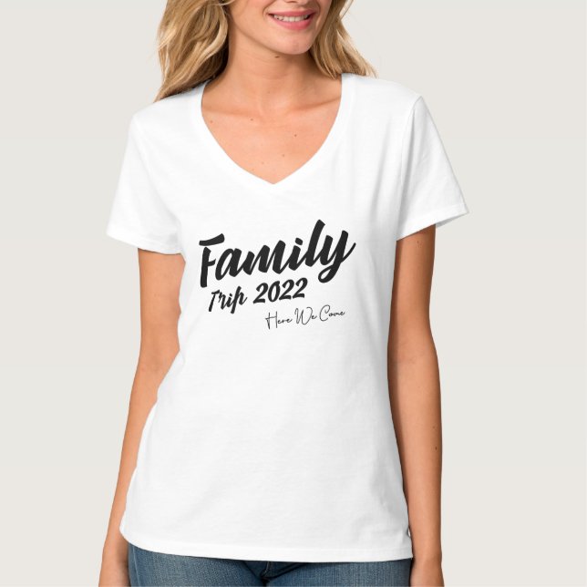 Vacation Reunion Matching for Family Trip 2022 T-Shirt (Front)