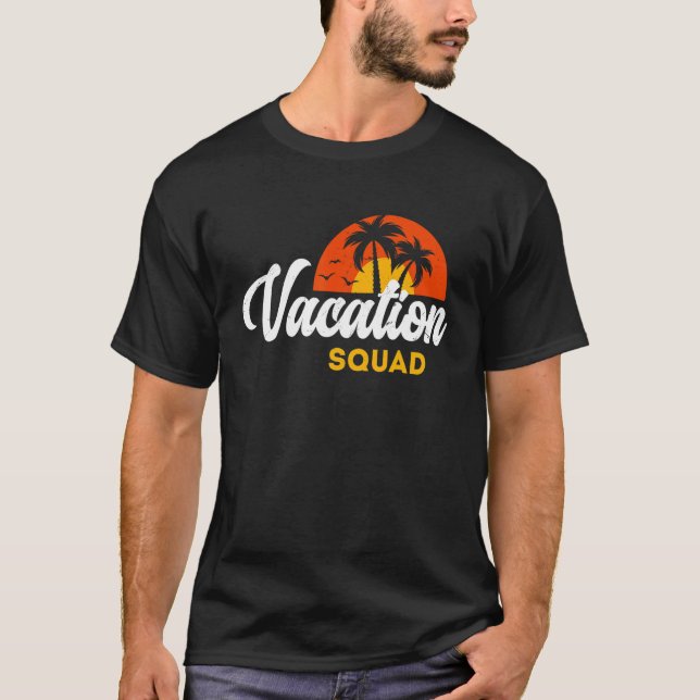 Vacation Squad Family Matching Trip T-Shirt (Front)