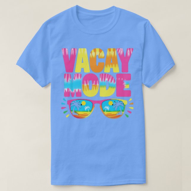 Vacation Summer Getaway Holiday Vacay Mode Palm De T-Shirt (Design Front)