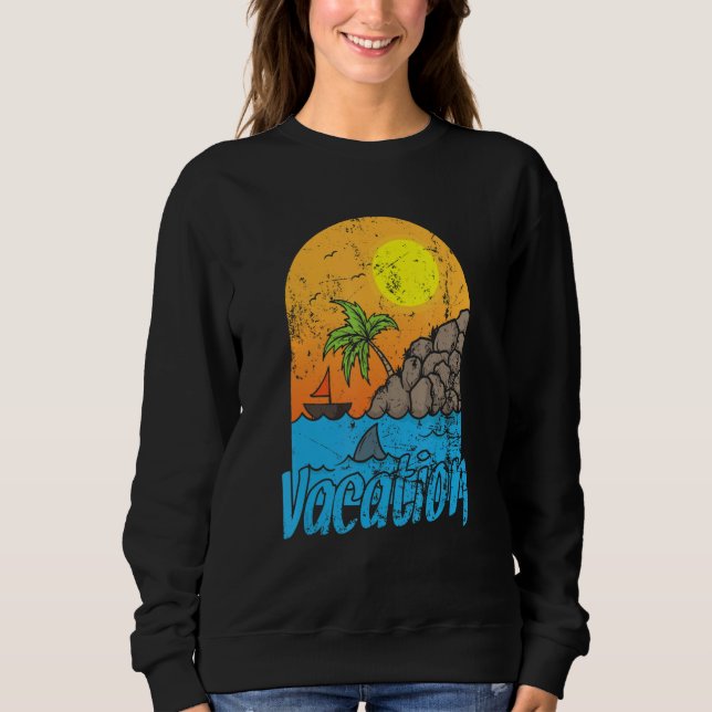 Vacation Summer Sun and Beach Sweatshirt (Front)