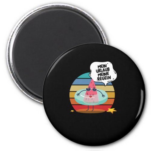 Vacation Time Funny Summer Vacation Gift My Vacati Magnet