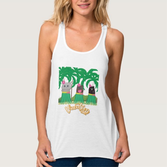 Vacation Time  Tank Top (Front)