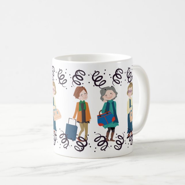 Vacation, Tourism, and Wanderlust  Coffee Mug (Front Right)