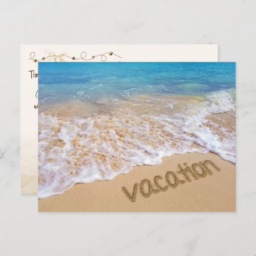Vacation Tropical Bahamas Beach  Holiday Postcard
