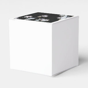 Vacation Tropical Palms Artistic Watercolor Silhou Favor Boxes