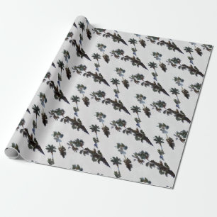 Vacation Tropical Palms Artistic Watercolor  Wrapping Paper