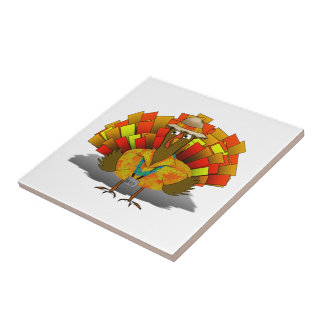 Vacation Turkey Thanksgiving Ceramic Tile