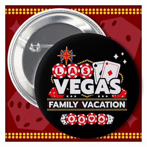 Vacation Vegas Trip Las Vegas Family Vacation Button