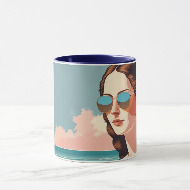 Vacation Vibes with Mona Lisa Mug (Center)