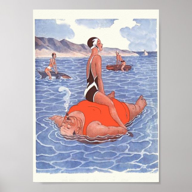 Vacation vintage poster (Front)