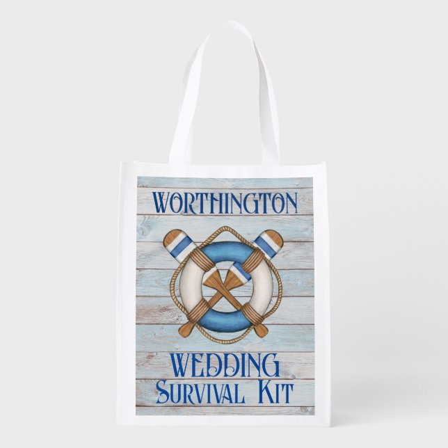 Vacation, Wedding, Reunion Survival Bag See Back  (Back)