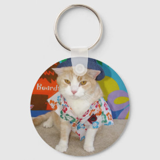 Vacationing Bubba Keychain